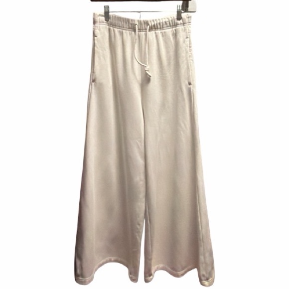 ADIDAS Cream Wide-Leg Joggers/Pants - Picture 3 of 8